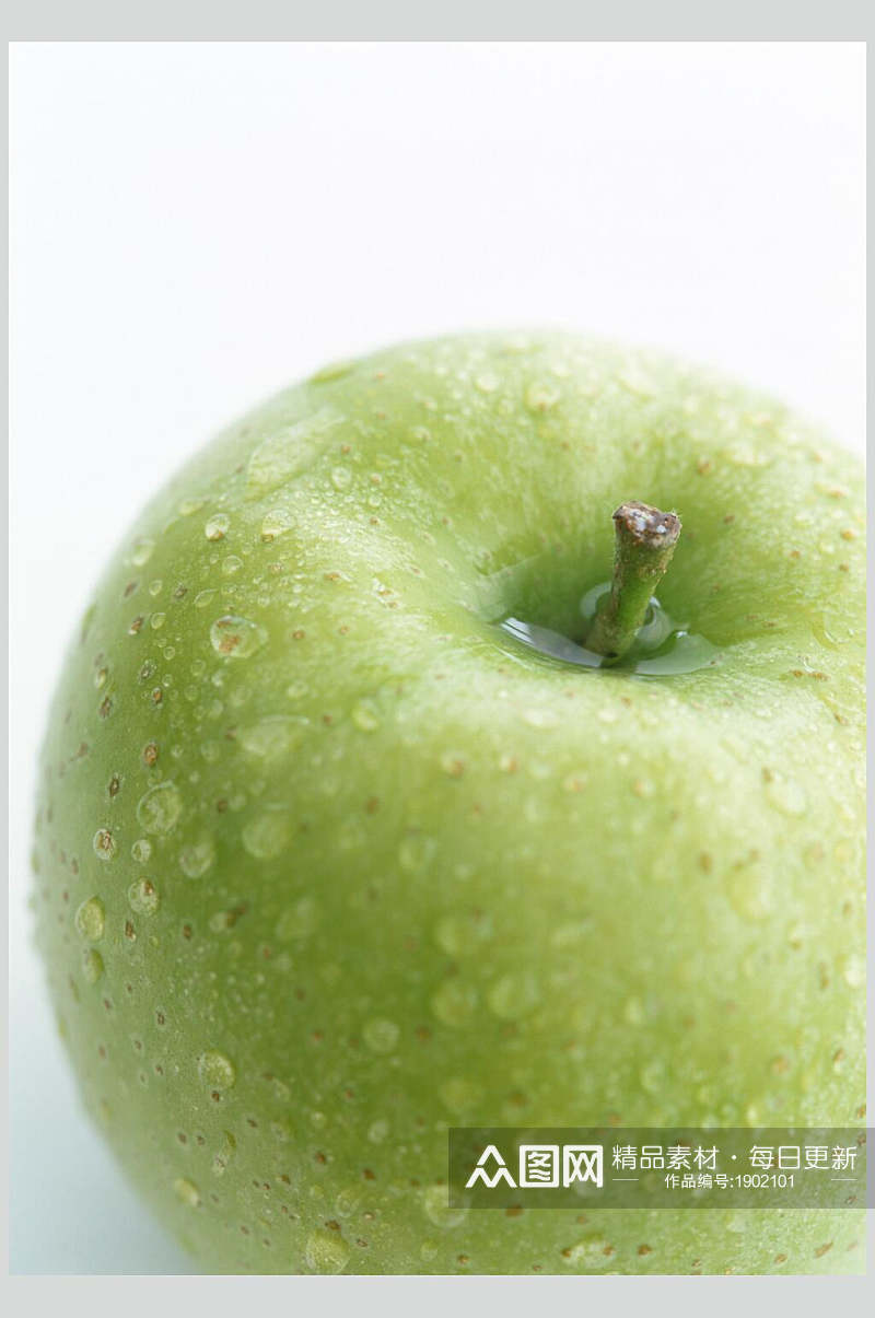 青苹果蔬果中景图片素材