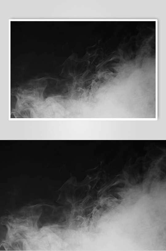 黑底白色烟雾图片
