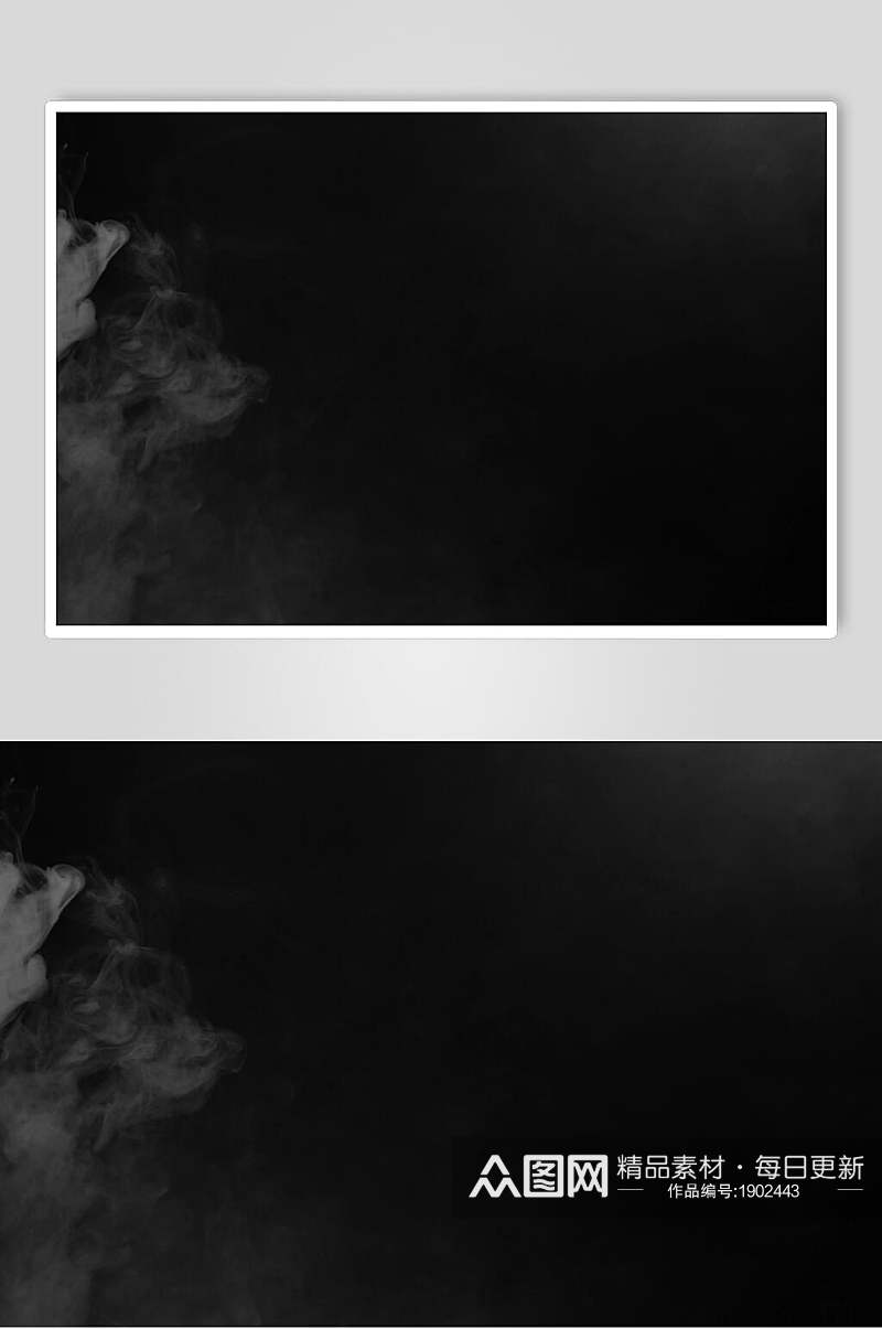 灰色烟雾高清图片素材