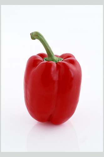 红色圆椒蔬果图片