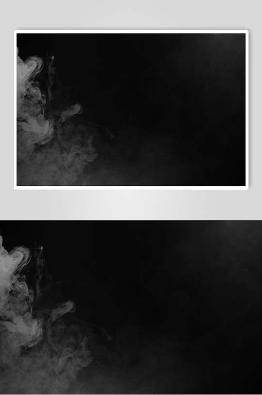 黑灰色烟雾图片