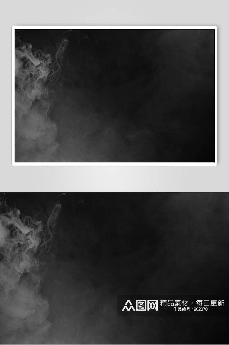 极具神秘感白色烟雾图片素材