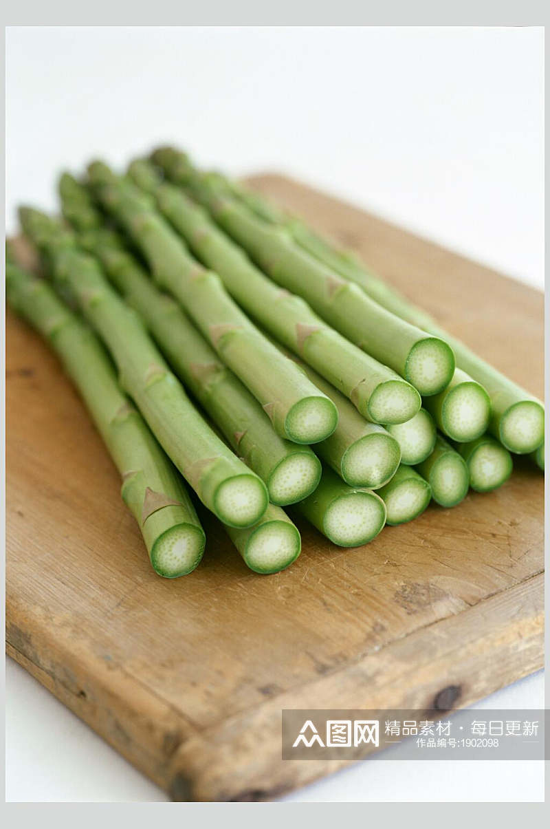 绿色有机芦笋蔬果图片素材