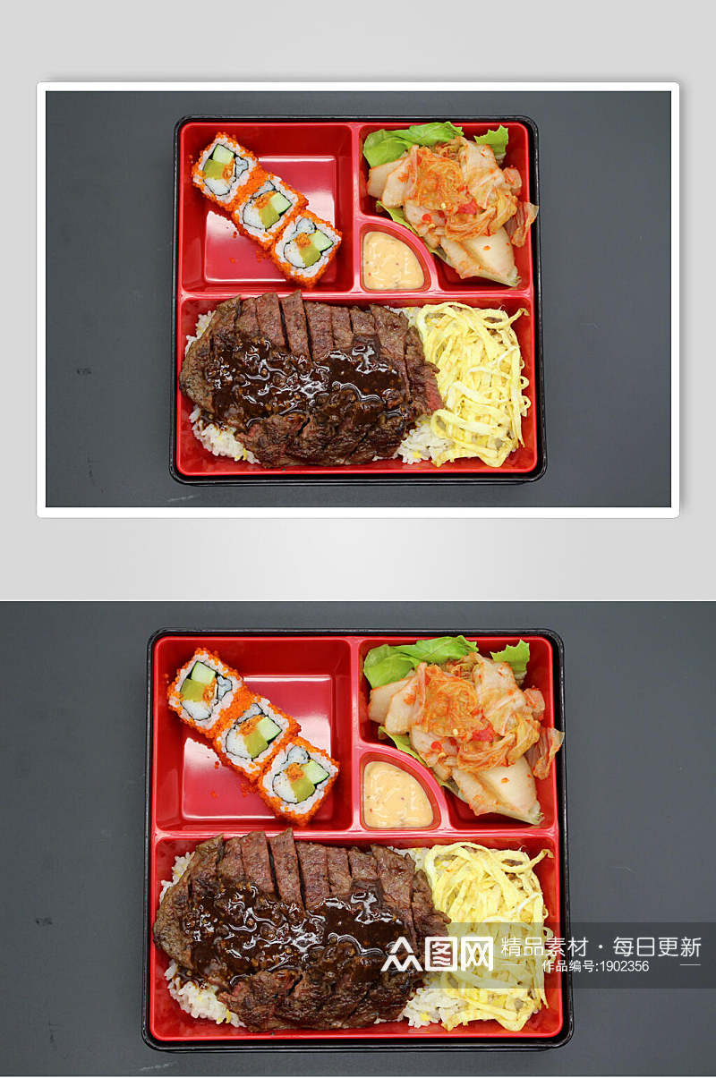 日式牛排快餐图片素材