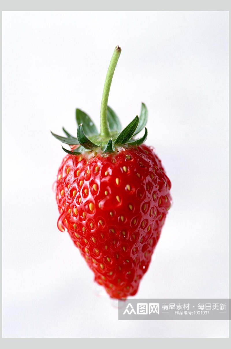 新鲜美味草莓水果蔬果图片素材