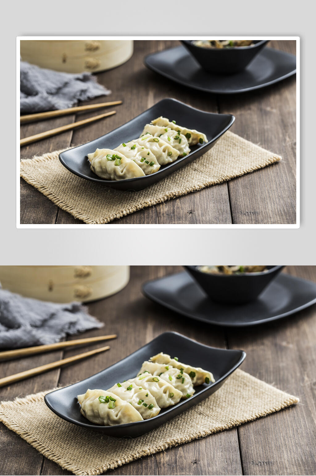 色香味俱全水饺饺子图片素材