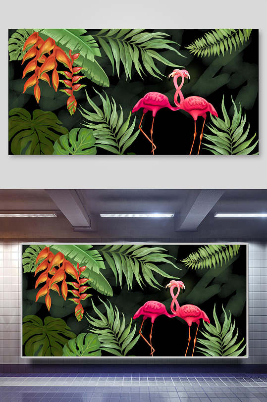 植物火烈鸟图片-植物火烈鸟素材下载-众图网