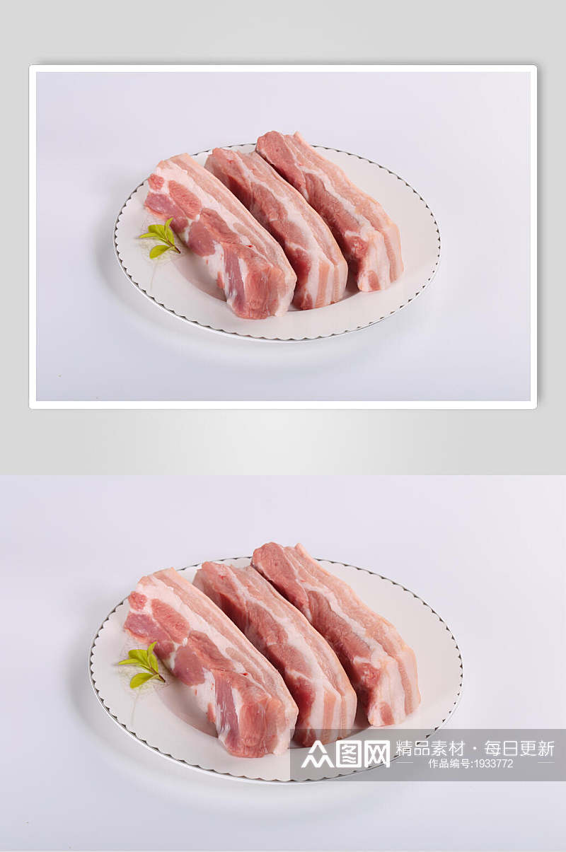 前腿肉猪肉美食摄影图片素材