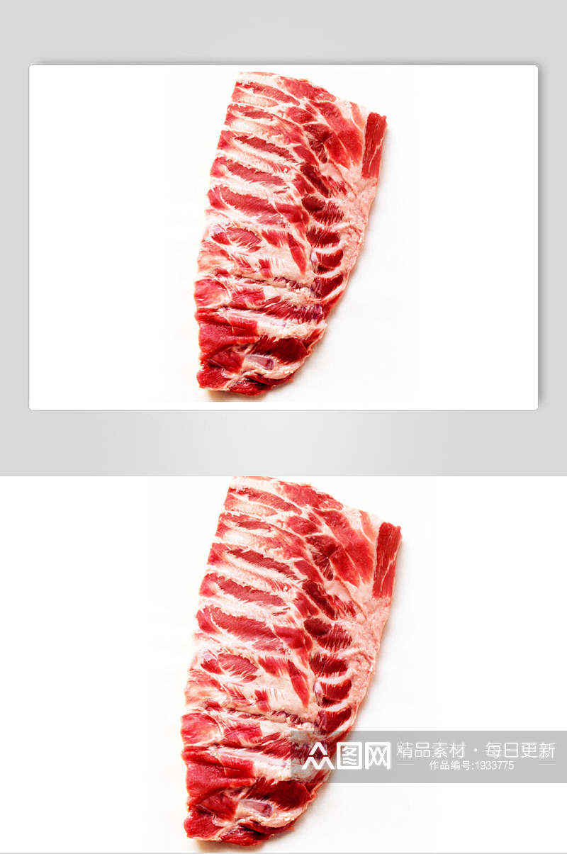 肥瘦相间猪肉美食摄影图片素材