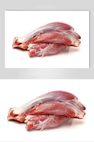 新鲜精选猪肉美食摄影图片