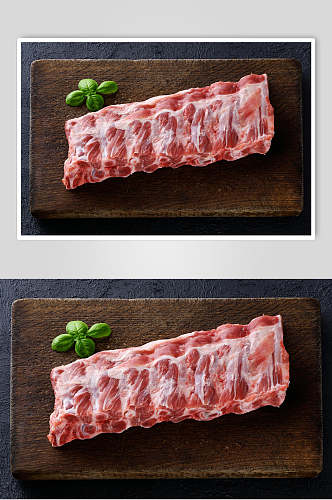 进口品质排骨猪肉图片