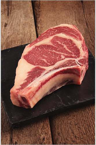 排骨瘦肉猪肉摄影图