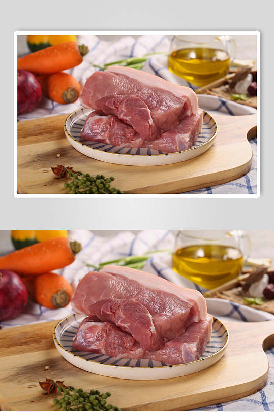 精选品质瘦肉猪肉图片