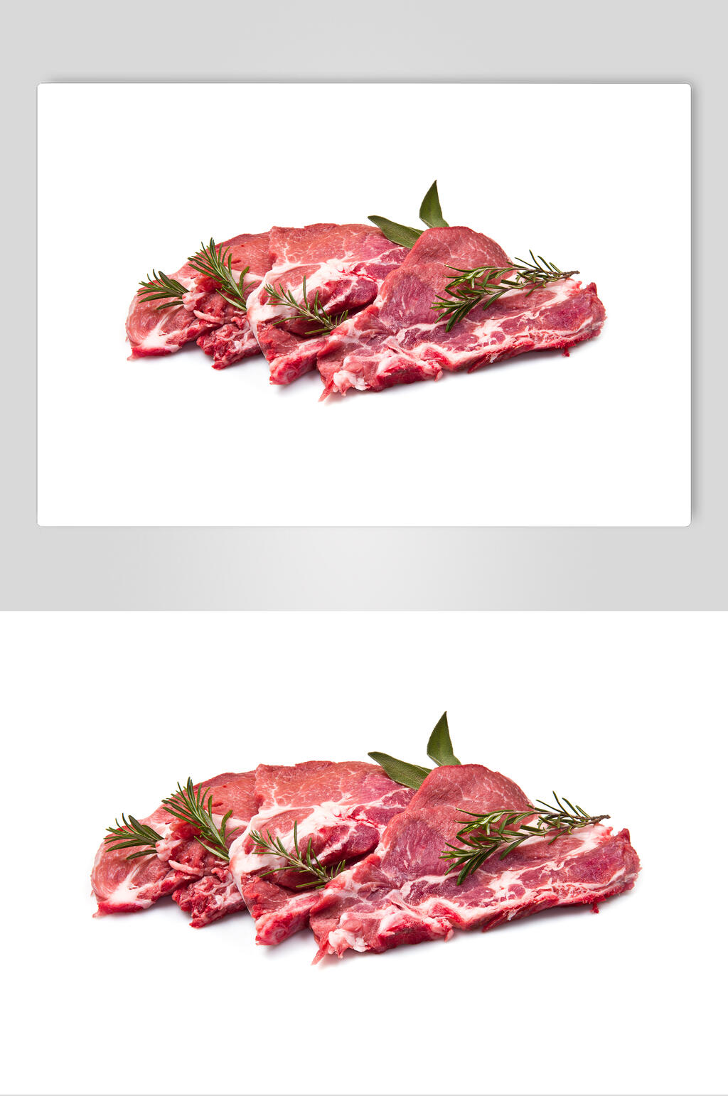 新鲜美味猪肉食材图片素材