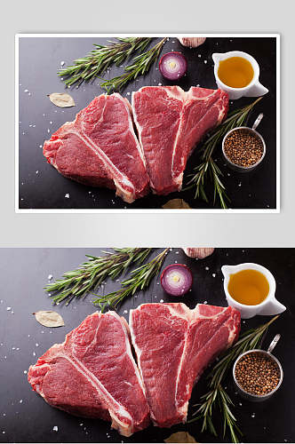 新鲜瘦肉排骨猪肉图片