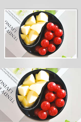 苹果千禧果水果美食摄影图片