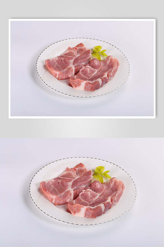 清新猪肉美食摄影图片