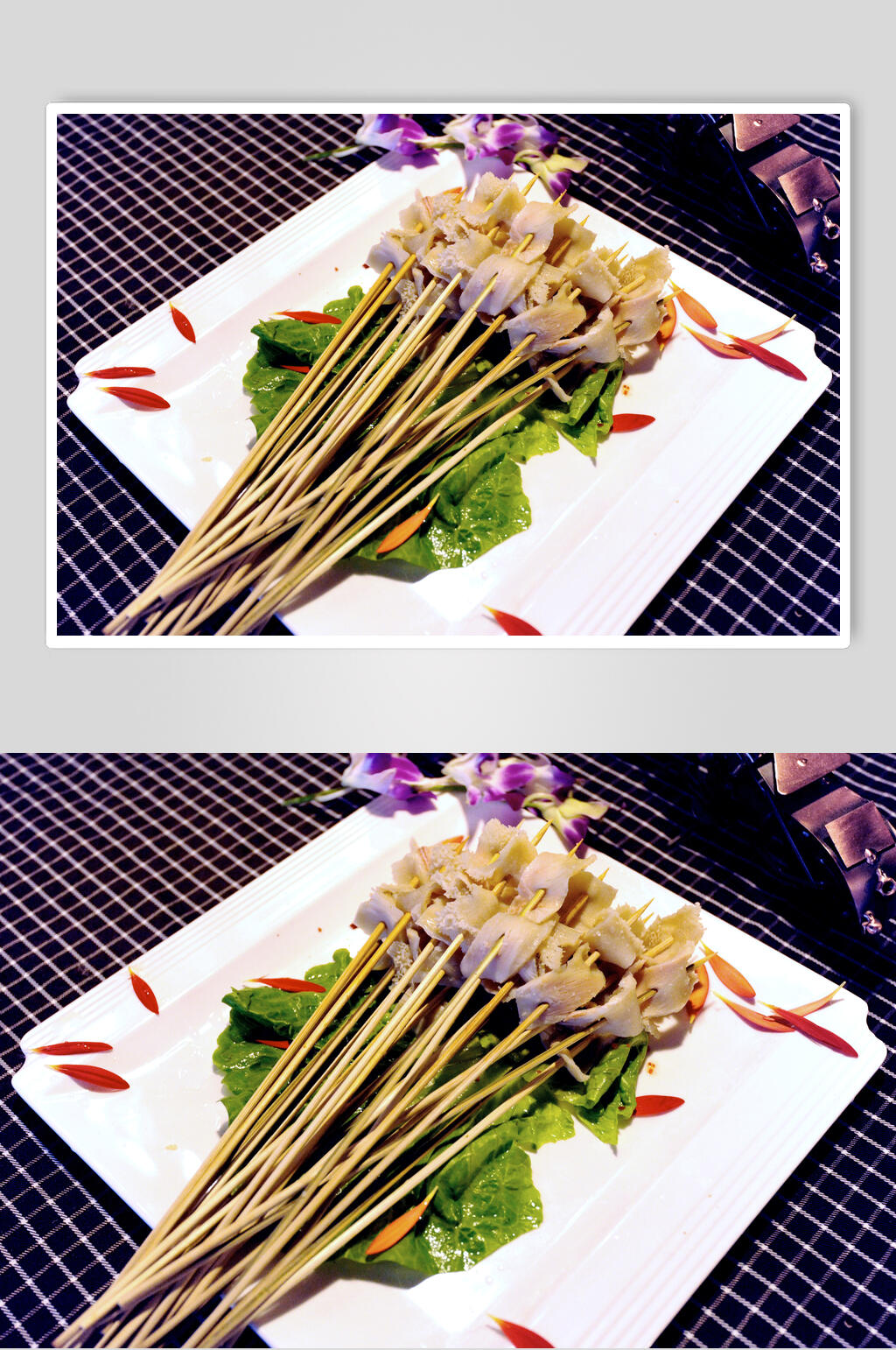 秘制新鲜烧烤串串美食图片素材