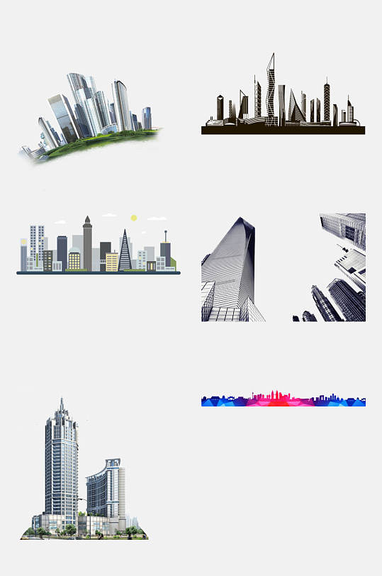 下载剪影高楼大厦学校元素设计立即下载现代城市建筑高楼大厦楼房剪影