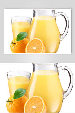 鲜榨橙汁果汁饮品高清图片