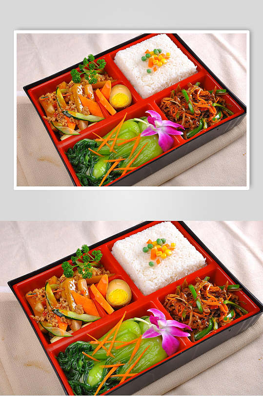 健康美味快餐盒饭食品图片