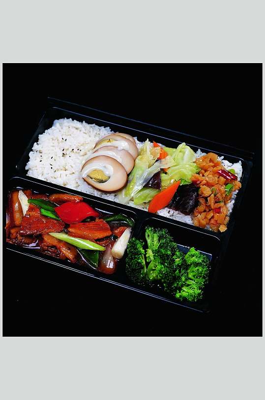 美食盒饭高清图片