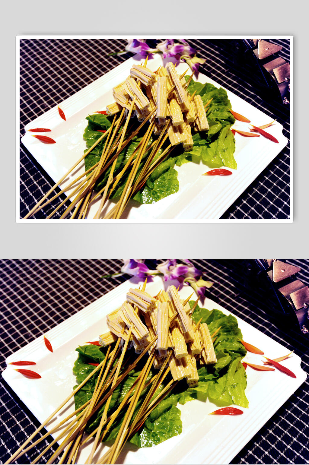 腐竹烧烤美食串串香高清图片素材