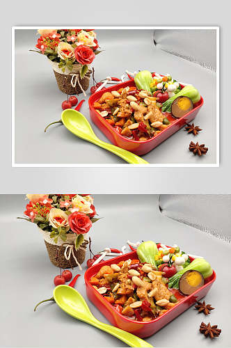 主食快餐盒饭食品图片