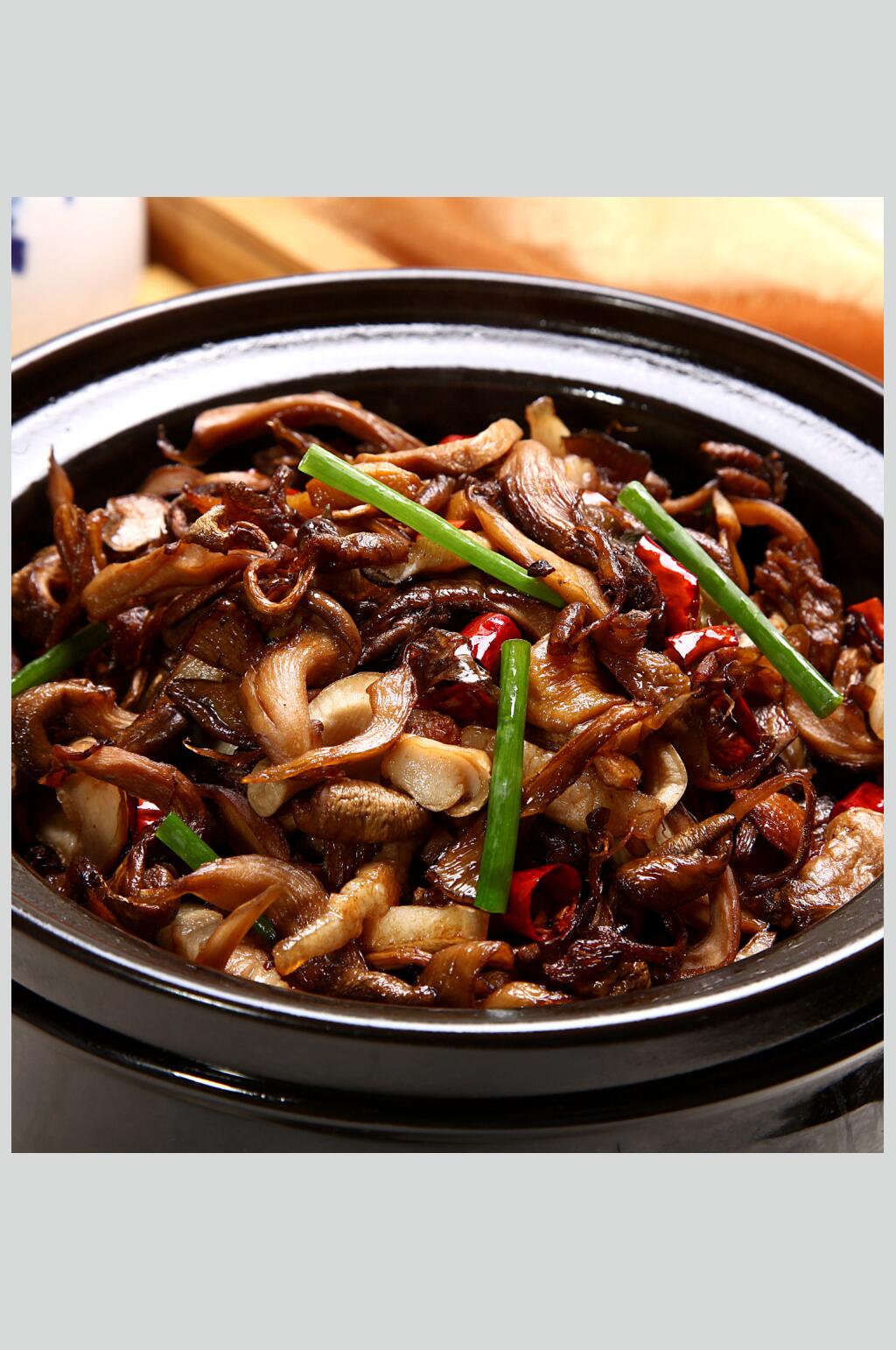 川味香锅三珍菌高清摄影图片素材