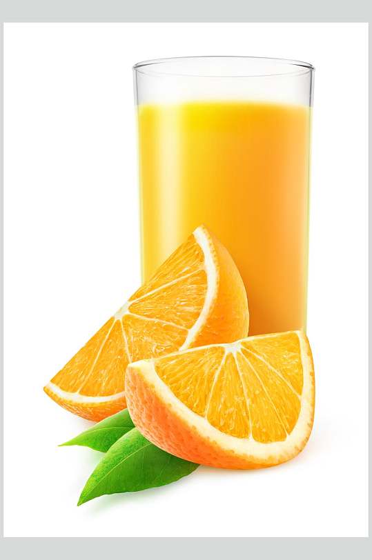 美味橙汁果汁饮品高清图片