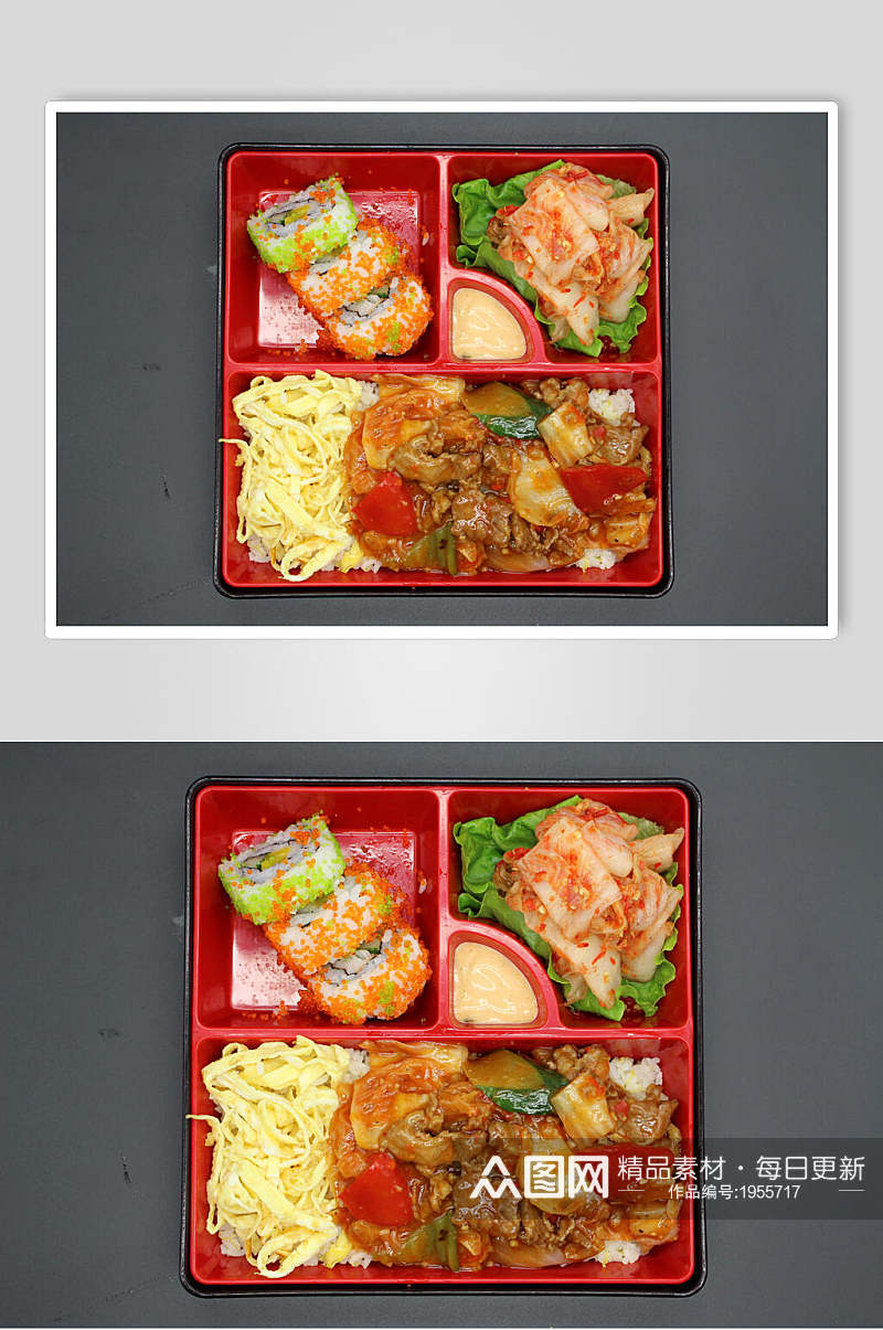 寿司料理美食快餐盒饭高清图片素材