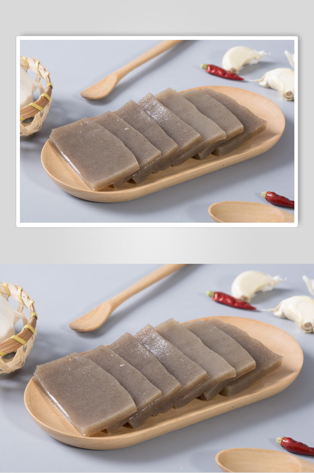 美味魔芋片食品高清图片素材