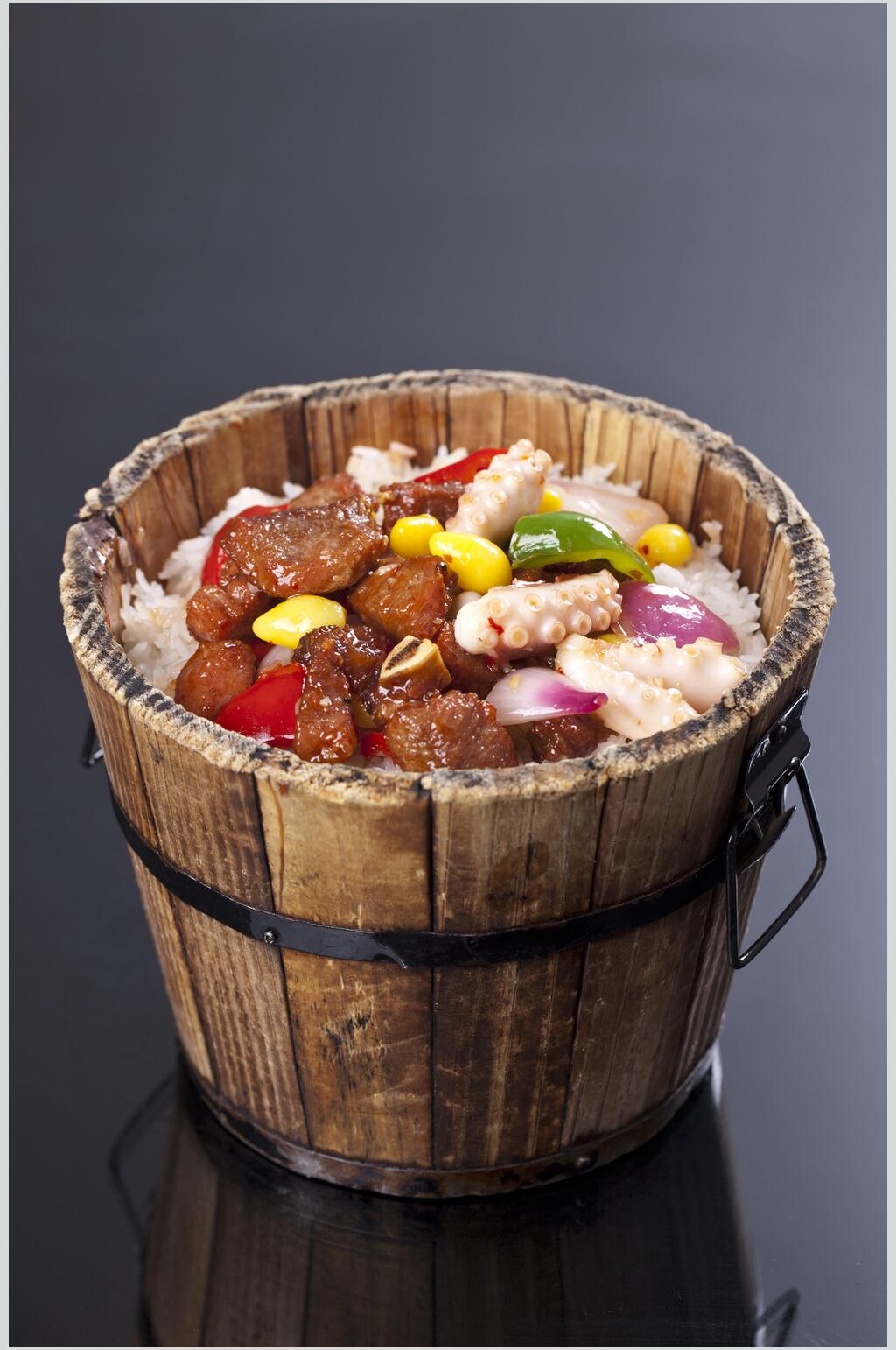 特色木桶饭美食高清图片素材