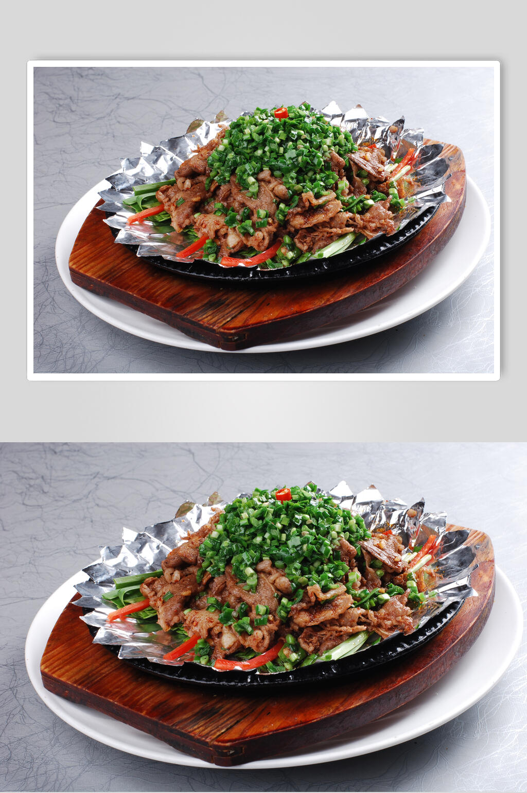 韭香肥牛美食图片素材