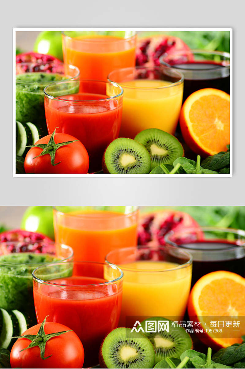 健康美味果汁食品高清图片素材