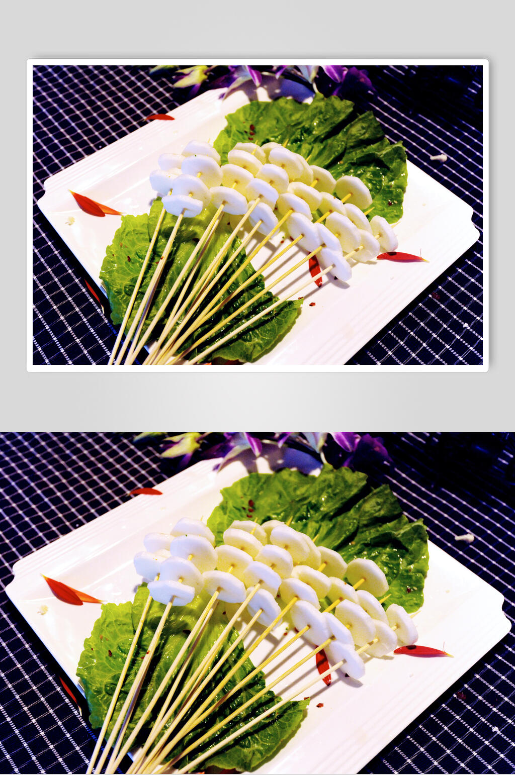 素菜烧烤美食串串香高清摄影图片素材