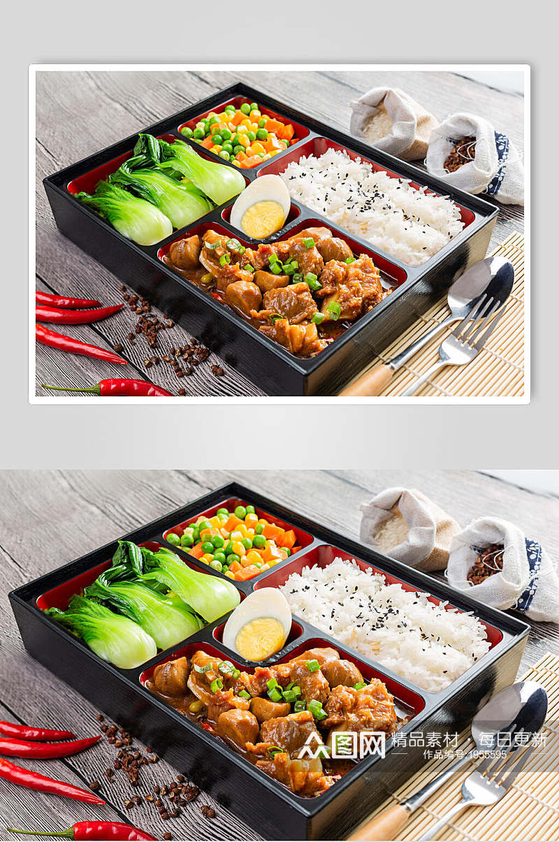 日式美食盒饭高清图片素材