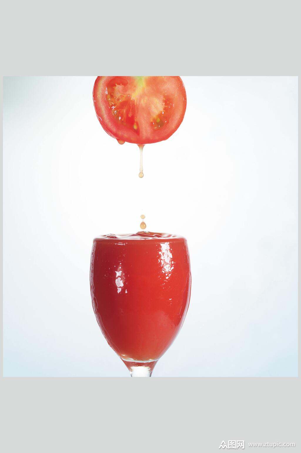 鲜榨美味番茄果汁图片
