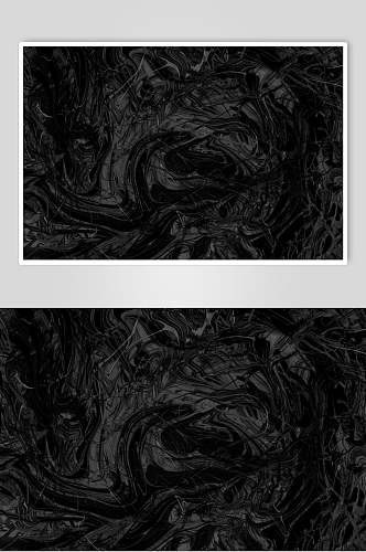 黑色油彩流动摄影图片