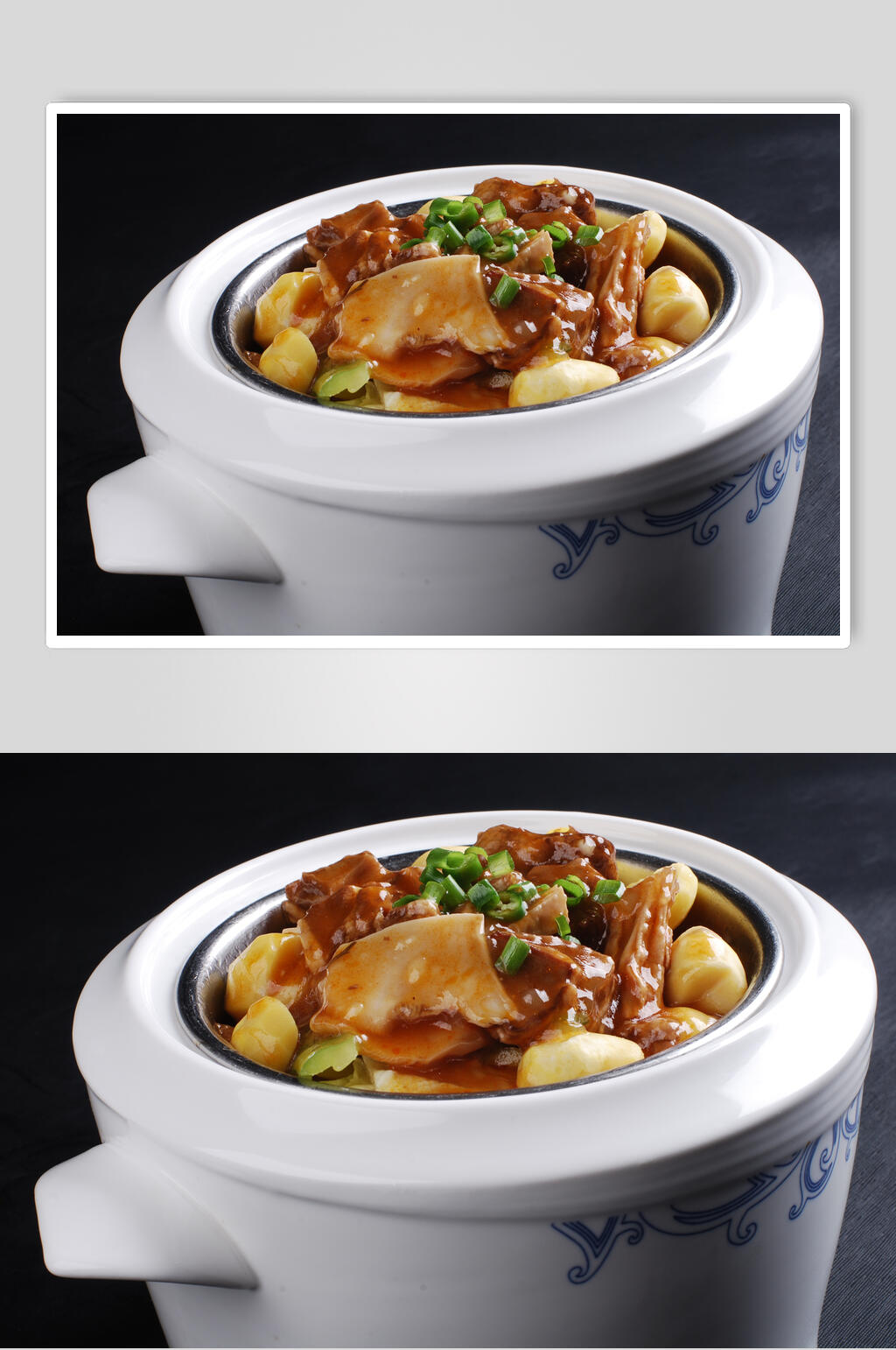 酒肆粟子煨羊肉摄影图片素材
