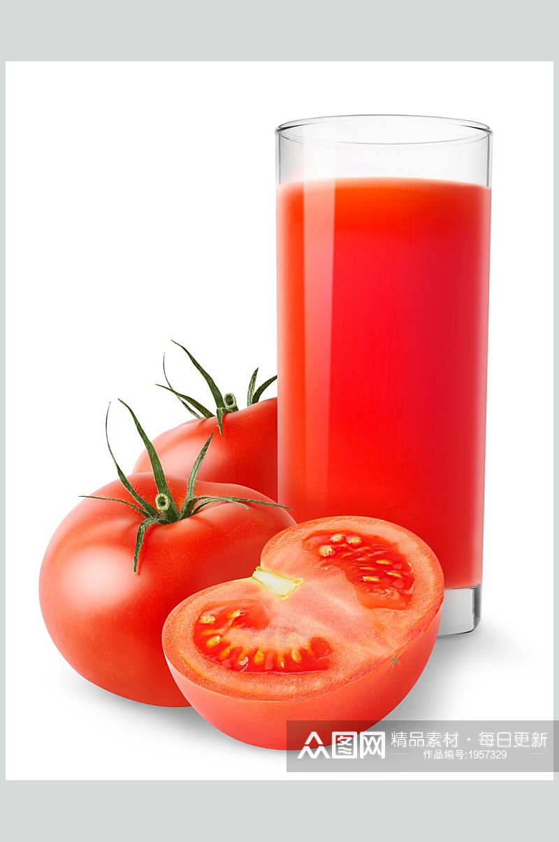 营养健康西红柿果汁奶茶美食图片素材