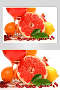 红橙鲜榨果汁图片