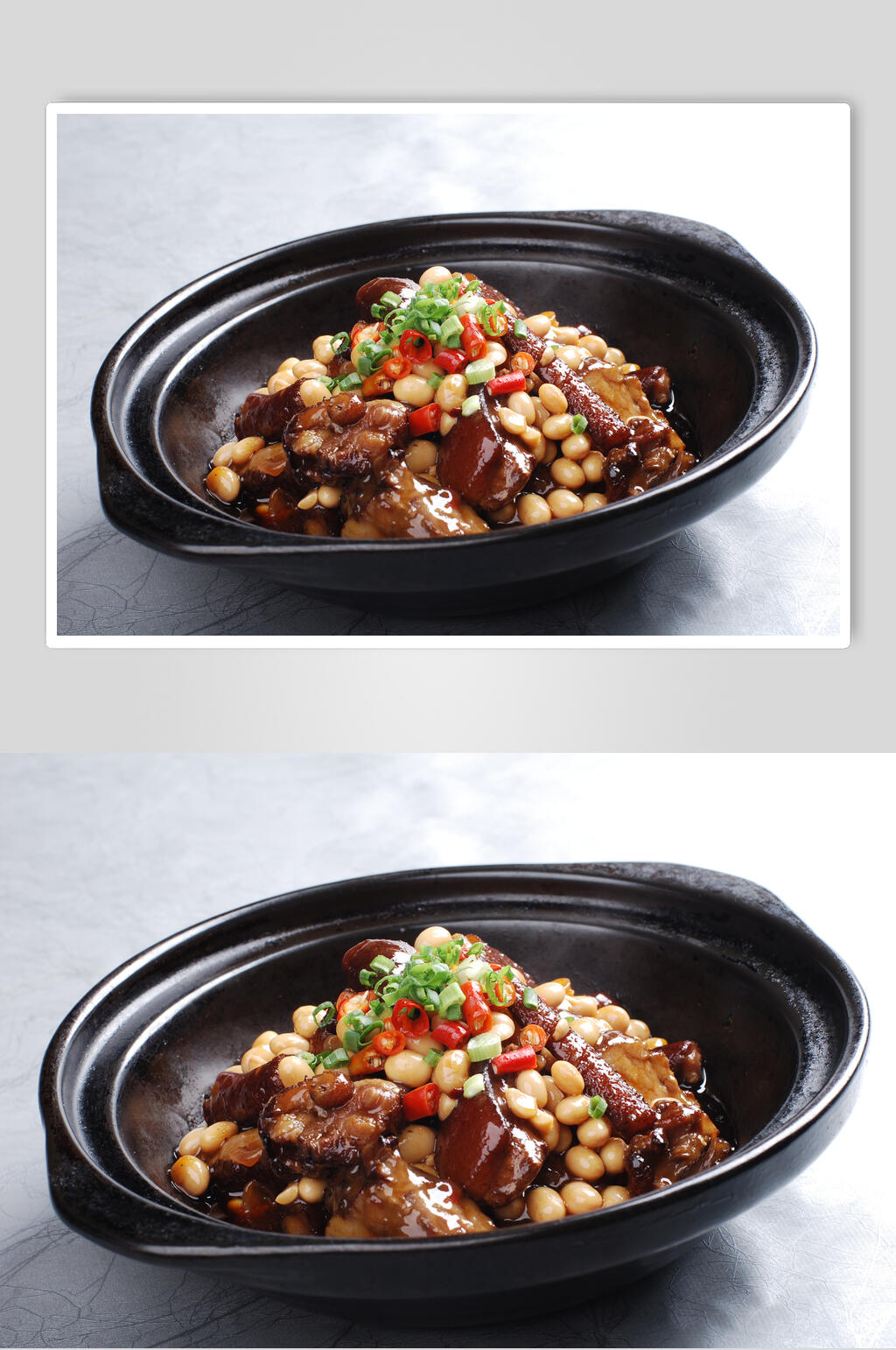 黄豆焖猪尾高清图片素材