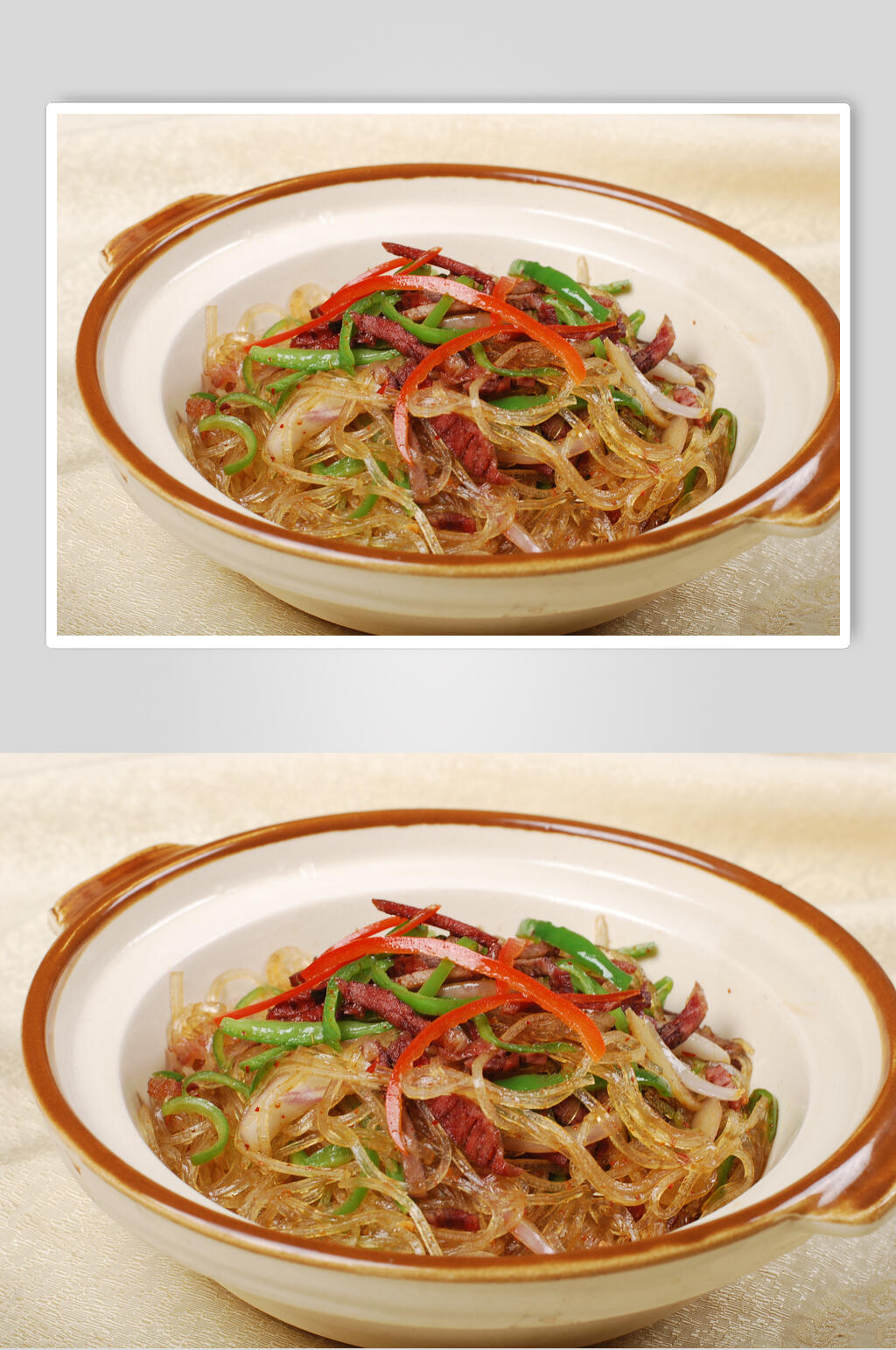 牛肉炒细粉高清摄影图片素材