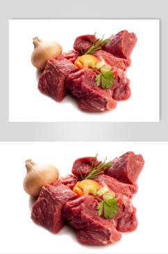 新鲜精瘦肉猪肉摄影图片