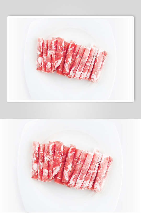 猪肉卷摄影图片
