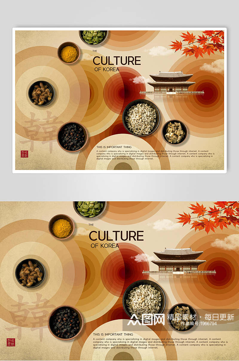 中国风营养健康美食海报设计素材