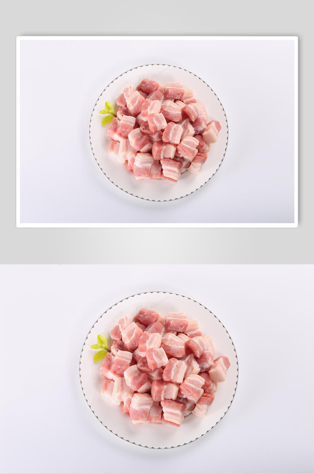 猪肉粒猪肉摄影图片素材