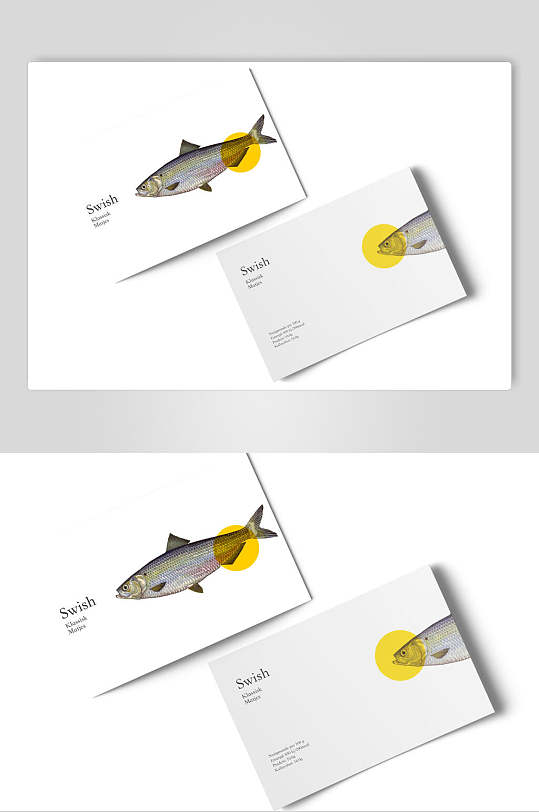 日式海鲜餐厅书籍封面VI样机