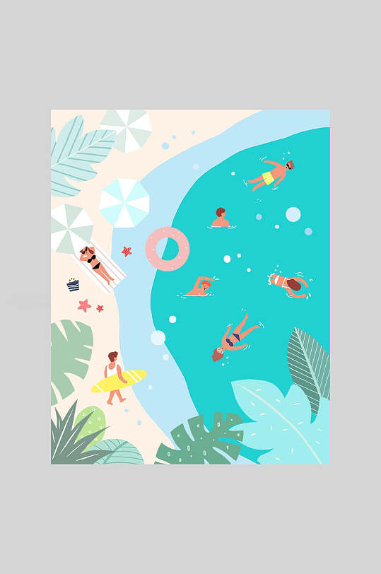 缤纷冲浪图片-缤纷冲浪素材下载-众图网